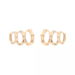 Brinco Trio Argolinhas Estilo Osso By Kumbayá Joia... - Kumbayá Joias