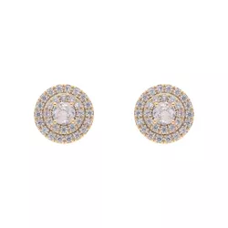 Brinco Pizza Cravejado De Zircônias By Kumbayá Joi... - Kumbayá Joias