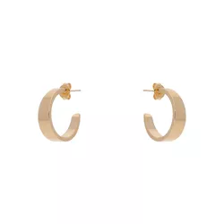 Brinco Meia Argola Média By Kumbayá Joias - JBR665... - Kumbayá Joias