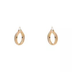 Brinco Argola Média Texturizada by Kumbayá Joias ... - Kumbayá Joias