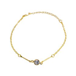 Pulseira Ponto De Luz e Palito Banhado a Ouro 18k ... - Kumbayá Joias