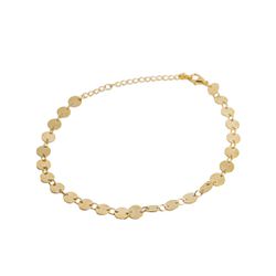 Pulseira Medalhas Banhado a Ouro 18k - JPU039700 - Kumbayá Joias