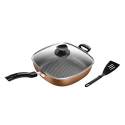 Frigideira WOK Quadrada N°29 Cobre - 7898275370361 - Patolux