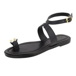 Rasteira Manuela Preta - Manuela-Preta - Paula B