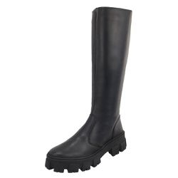 Bota Couro Legitimo Cano Longo Laura Preta - Laura... - Paula B
