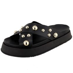 Sandália Flatform Mavie Preta - Mavie-Preta - Paula B