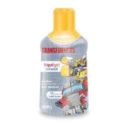Liquigel Powerdent Infantil Transformers T Frutti 100g - 2456 - Grupo PDHB - Loja Virtual