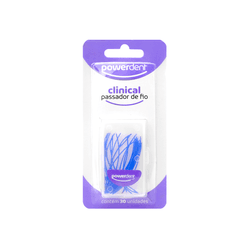 Passador de Fio Dental Powerdent Clinical 30un - 1125 - Grupo PDHB - Loja Virtual