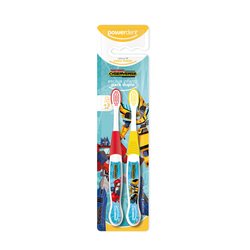 Escova de Dentes Powerdent Infantil Transformers 2un - 2314 - Grupo PDHB - Loja Virtual