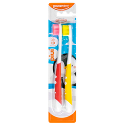 Escova de Dentes Powerdent Infantil Piuí 2un - 2310 - Grupo PDHB - Loja Virtual