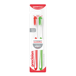 Escova de Dentes Powerdent Precision Macia L2 P1 - 2165 - Grupo PDHB - Loja Virtual