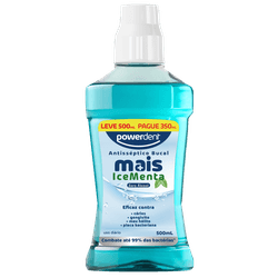 ANTISSEPTICO BUCAL ZERO ALCOOL MAIS ICE MENTA 500ml - 2850 - Grupo PDHB - Loja Virtual