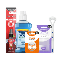 Kit Completo Xô Mau Hálito Powerdent - 1123-2863-2368-2450-1234 - Grupo PDHB - Loja Virtual