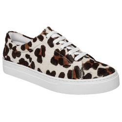 Tênis Feminino Couro Premium Pelo Onça Branco 1500 - 207 - USE PDK SHOES