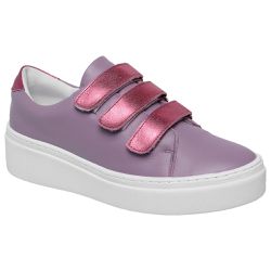 Tênis Couro Premium Plume Rosa Veneto Lavanda 2900 - 3 - USE PDK SHOES