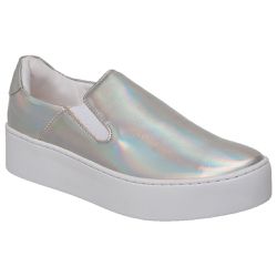 Tênis Feminino Vegano Premium Metalizado Holográfico Prata 510 - 194 - USE PDK SHOES