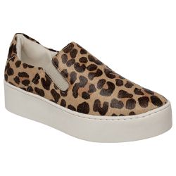 Tênis Feminino Couro Premium Pelo Leopardo Caramelo 510 - 196 - USE PDK SHOES