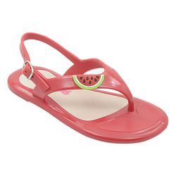 Sandália Infantil Menina Soft Pink Vermelho - 0700... - Pé com Pé - Calçados Infantis