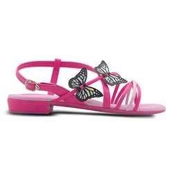 Sandália Cristal Menina Pink - 21109-053 - Pé com Pé - Calçados Infantis