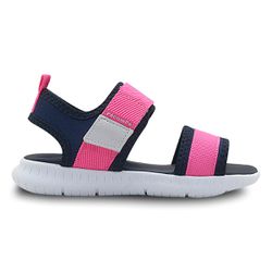 Papete Guty Casual Menina Azul Marinho/Pink - 2316... - Pé com Pé - Calçados Infantis