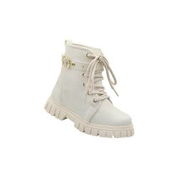 Bota Infantil Menina Montana Off White - 66025-153 - Pé com Pé - Calçados Infantis