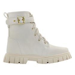 Bota Infantil Menina Montana Off White - 66025-153 - Pé com Pé - Calçados Infantis