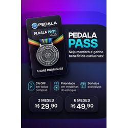 CARTEIRINHA FIDELIDADE - 6 MESES - 385 - PEDALA BIKE BRASIL