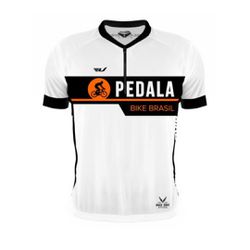 CAMISETA BIKE - PEDAL DE OURO (BRANCA) - 218 - PEDALA BIKE BRASIL
