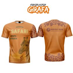 CAMISETA RUN SAFARI-GIRAFA - 261 - PEDALA BIKE BRASIL