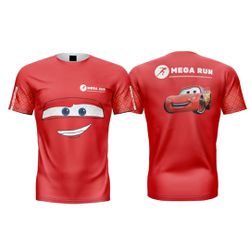 CAMISETA RUN RELÂMPAGO MCQUEEN - 411 - PEDALA BIKE BRASIL