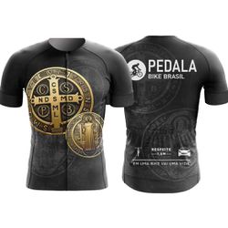 CAMISETA BIKE - SÃO BENTO - (MODELO 1) - 105 - PEDALA BIKE BRASIL