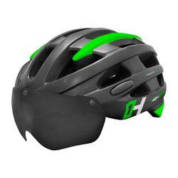 Capacete High One MTB Casco C/ Óculos Pr... - PEDAL PRÓ Bike Shop