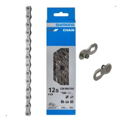 CORRENTE SHIMANO CN-M6100 126L 12V QUICK... - PEDAL PRÓ Bike Shop
