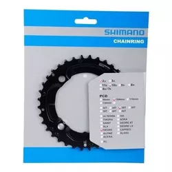 Coroa Shimano Deore 36D FC-M617 BCD104 - PEDAL PRÓ Bike Shop