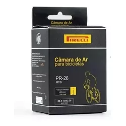 Camara de Ar Pirelli PR 26 Presta 26x1.5... - PEDAL PRÓ Bike Shop