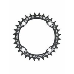 Coroa Ictus BCD 104 32 T Preta - PEDAL PRÓ Bike Shop
