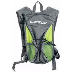 MOCHILA DE HIDRATAÇAO OGGI VERDE/CINZA 1... - PEDAL PRÓ Bike Shop