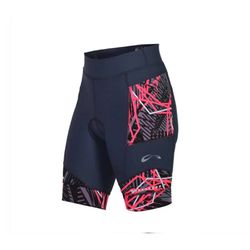 Bermuda Sol Matrix Feminino Flores Grafi... - PEDAL PRÓ Bike Shop