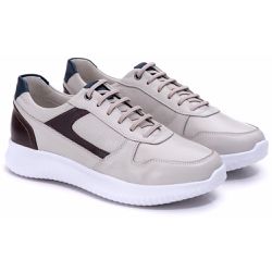 Tênis Masculino Ultra Leve Gelo Comfort - 3024 - PÉ LEVE