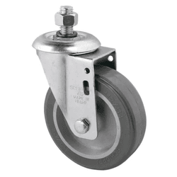 Rodizio Giratório PVC L12 125mm para até... - Peronti Soluções