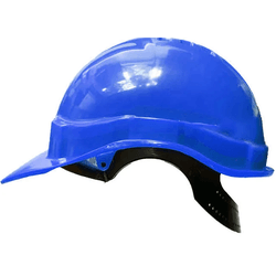 Capacete Azul c/ Carneira... - Peronti Soluções