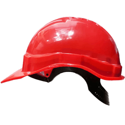 Capacete Vermelho c/ Carn... - Peronti Soluções