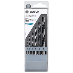 Broca Hss Pointteq 6pcs Set - Peronti Soluções