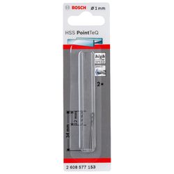 Broca Hss Pointteq 1.0mm 2pcs - Peronti Soluções