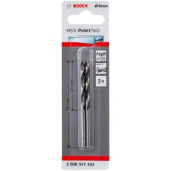 Broca Hss Pointteq 4.0mm 2pcs - Peronti Soluções