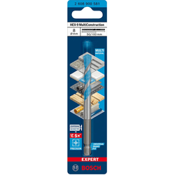 Broca Multiconstruction Hex9 8x50x100 - Peronti Soluções