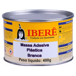 Massa Plastica Branca 400g Ibere - Peronti Soluções