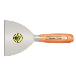 Espatula Rigida 12cm C/cabo Madeira - Peronti Soluções