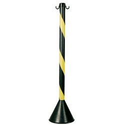 Pedestal 95 Cm Plastico Pt e Am Zebrado - Peronti Soluções