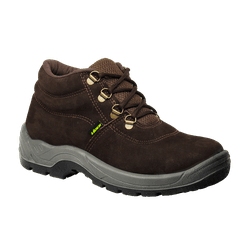 Bota Nobuck Cafe Bidensidade Bico Pvc Ca... - Peronti Soluções